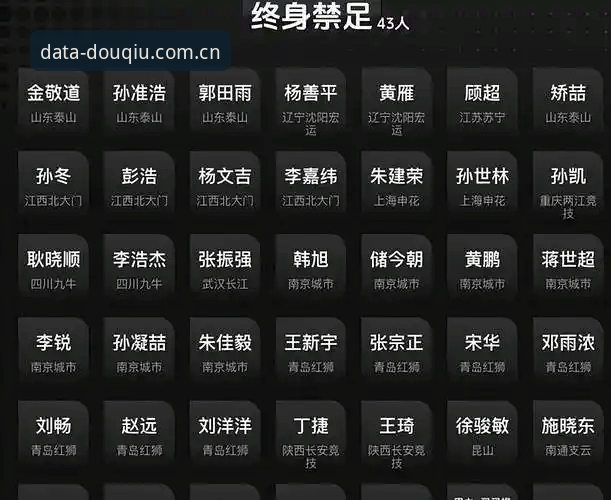 中国足协第三批禁足名单深度解析：行业整顿vs体育道德重建之路